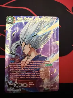 Dragon Ball Super Card Game Son Gohan, Beast Roar Critical Blow BT22-009 - Image 3