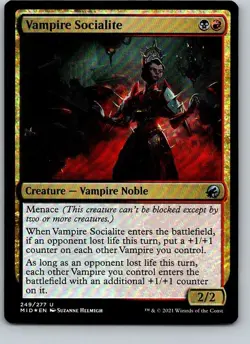 Vampire Socialite - MID - FOIL - 249 - MTG - Image 1