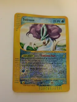 Pokemon Suicune #8/12 Jumbo Box Topper Reverse Holo 2002 Aquapolis Skyridge - Image 1