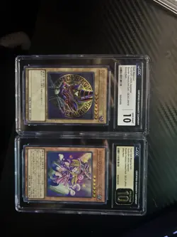Toon Dark Magician Girl and Dark Magician Yu-Gi-Oh Graded Card - Image 1