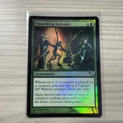MTG Foil Flourishing Defenses LP Shadowmoor - Image 1