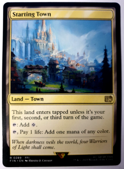 Starting Town - MTG Final Fantasy - Rare - 0289 NM - Image 1