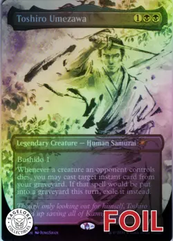 MTG Toshiro Umezawa (261) | NM Foil | Secret Lair Kamigawa Ink {SLD} - Image 1