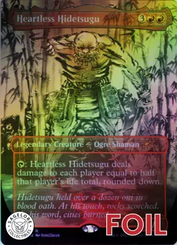 MTG Heartless Hidetsugu (262) | NM Foil | Secret Lair Kamigawa Ink {SLD} - Image 1