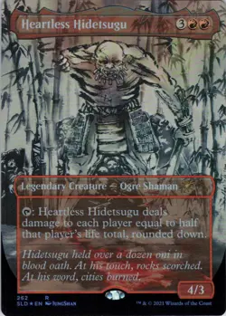 MTG Heartless Hidetsugu (262) | NM Foil | Secret Lair Kamigawa Ink {SLD} - Image 2