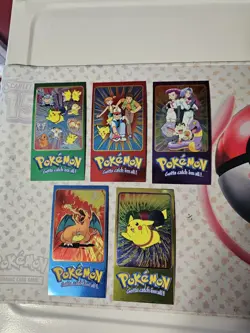 Pokemon Gotta Catch Them All TV Animation Edition Series 2 Full Set Of 5 NM/LP - Image 1