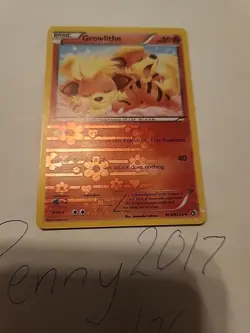Pokemon Growlithe RC4/RC25 Legendary Treasures: Radiant Collection Holo - NM - Image 2