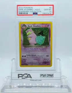POKEMON LEGENDARY COLLECTION DARK SLOWBRO #8 HOLO FOIL PSA 10 GEM MINT #28620418 - Image 1
