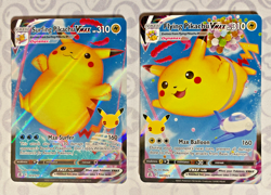 Surfing Flying Pikachu VMAX 009/025 007/025 SET of 2 Pokemon TCG Celebrations NM - Image 1