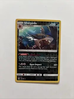 Sharpedo 82/149 Rev Reverse Holo Sun & Moon Base SM Pokemon NM - Image 1