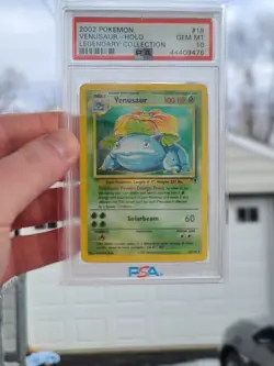 2002 Pokemon Venusaur Holo 18/110 Legendary Collection PSA 10 GEM MINT LOW POP - Image 1