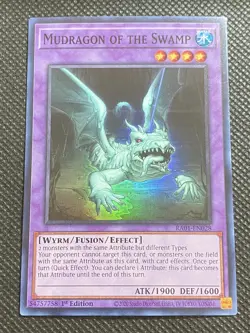 YuGiOh! - Mudragon of the Swamp RA01-EN028 Super Rare 1st Edition Near Mint - Image 1