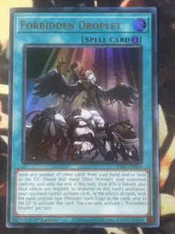 Yugioh: Forbidden Droplet - RA01-EN064 - Ultra Rare - 1st Edition - NM - Image 1