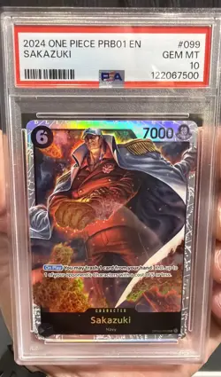 2024 ONE PIECE PRB01-PREMIUM BOOSTER -ONE PIECE CARD THE BEST- #099 SAKAZUKI - Image 1