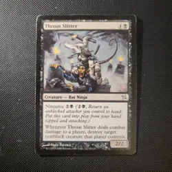 Throat Slitter Betrayers of Kamigawa Lightly Played MTG Magic the Gathering 2005 - Image 2
