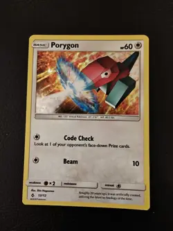 Pokemon TCG - Porygon 12/12 McDonalds 2018 Holo Promo - Image 1