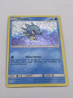 Pokemon TCG Horsea McDonald's Promos 2018 3/12 Holo Promo - Image 3