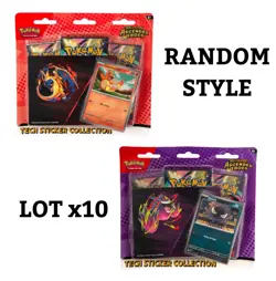 Pokemon TCG Ascended Heroes 10x Tech Sticker Collection PRESALE Ship 2/6 Sealed - Image 1
