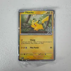Pokemon TCG Pikachu 025/165 Promo Pokemon SV: Scarlet & Violet 151 Sealed - Image 1