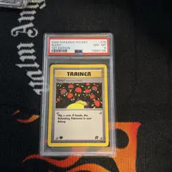 2000 POKEMON ROCKET # 79 TRAINER SLEEP! PSA 8 FIRST EDITION - Image 1