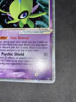 Celebi ex (Holo) 017/017 Pop Series 2 Holo Pokemon SWIRL - Image 4