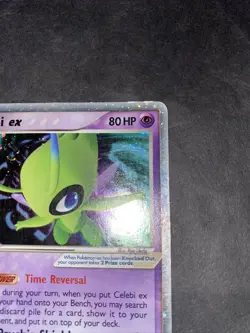 Celebi ex (Holo) 017/017 Pop Series 2 Holo Pokemon SWIRL - Image 5