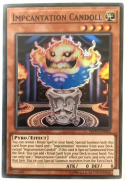 YuGiOh Impcantation Candoll Super Rare MP19-EN083 - Image 1