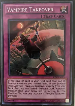 YuGiOh Vampire Takeover Super Rare SHSP-EN075 - Image 1