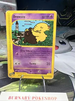 Drowzee 74b/147 - Aquapolis - Vintage WOTC era E-Reader Pokemon Card Free Ship - Image 3