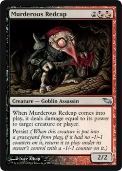Murderous Redcap -Foil Medium Play MTG Shadowmoor - Image 1