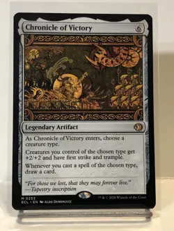 Chronicle of Victory (Non-foil) Lorwyn Eclipsed 0253 Mythic MTG - Image 1