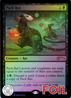 MTG Pack Rat (035) (35) | NM Foil | Secret Lair Year of the Rat {SLD} - Image 1