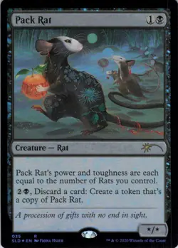 MTG Pack Rat (035) (35) | NM Foil | Secret Lair Year of the Rat {SLD} - Image 2