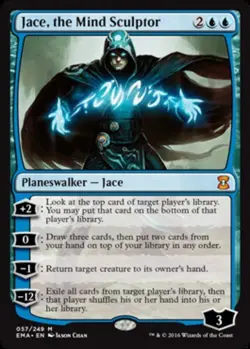 [1x] Jace, the Mind Sculptor Near Mint, English Eternal Masters MTG Magic - Image 1