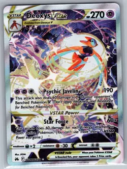 Deoxys VSTAR GG46/GG70 Crown Zenith: Galarian Gallery - Pokemon Card - NM - Image 1