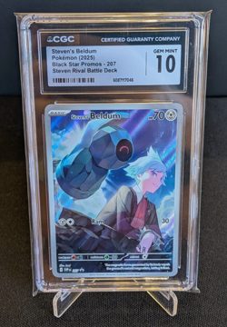 [AUS] Steven's Beldum No. 207 Black Star PROMO CGC 10 English Pokemon Card 2025 - Image 1
