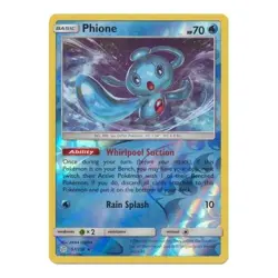 Phione 57/236 Reverse Holo Cosmic Eclipse Pokemon Card NM - Image 1