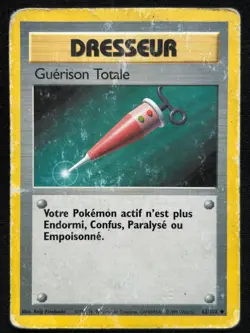 GUERISON TOTALE DRESSEUR 82/102 SET DE BASE WIZARD 1999 FR CARTE POKEMON - Image 1