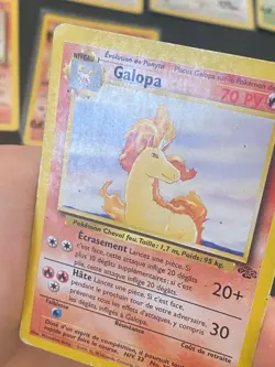 CARTE POKEMON GALOPA 44/64 FR PEU COMMUNE WIZARDS JUNGLE - BE - Image 2
