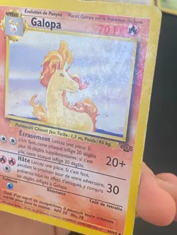 CARTE POKEMON GALOPA 44/64 FR PEU COMMUNE WIZARDS JUNGLE - BE - Image 3