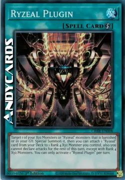 RYZEAL PLUGIN • (Plugin Ryzeal) • Super R • CRBR EN008 • 1Ed • Yugioh! ANDYCARDS - Image 1