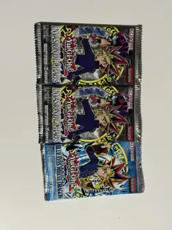 Yu-Gi-Oh! TCG Legend of Blue-Eyes, Invasion Of Chaos Unlimited Booster Packs - Image 1