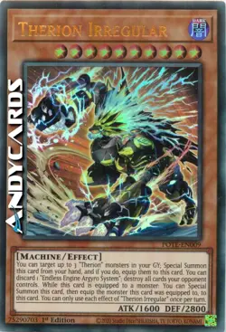 THERION IRREGULAR • (Therion Irregolare) • Ultra R • POTE EN009 • 1Ed • Yugioh! - Image 1