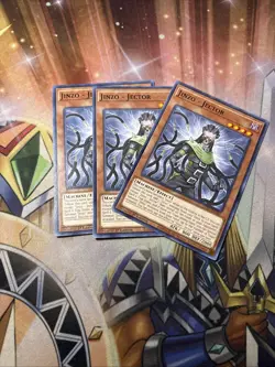 Yugioh 3x Jinzo - Jector LED7-EN041 Common NM Legendary Duelists: Rage of Ra - Image 1