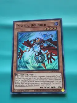 Yugioh - Psychic Bounder Super Rare 1st Edition LED7-EN032 LP - Image 1