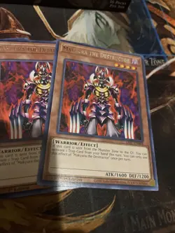 3x Makyura The Destructor 1st Edition Rare LED7-EN008 1st Edition - Image 2