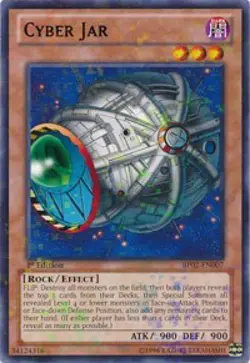 Cyber Jar (Mosaic Rare)-Mosaic Rare - 1st Edition - BP02-EN007 - Battle Pack ... - Image 1