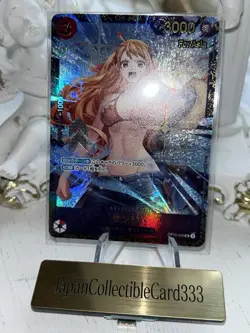 Asia ver One Piece Card Game Sanji OP10-005 Flagship Japanese Nami Promo Card - Image 2