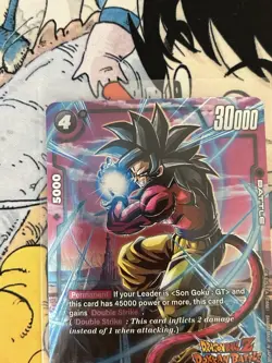 Rare Dokkan Battle Alternate Art- "Son Goku: GT" Dragon Ball Z TCG Card FB04-109 - Image 2