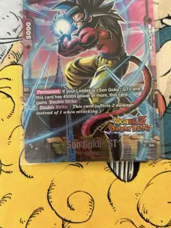 Rare Dokkan Battle Alternate Art- "Son Goku: GT" Dragon Ball Z TCG Card FB04-109 - Image 5